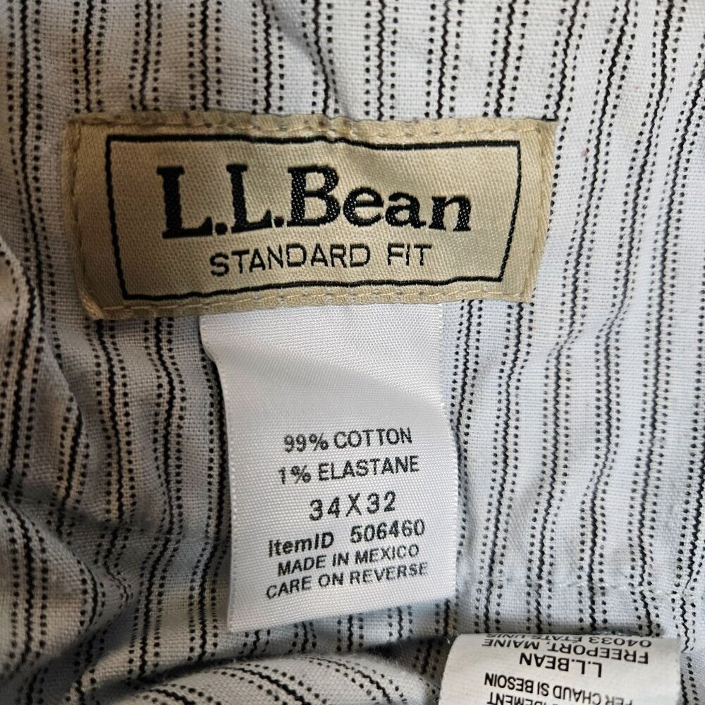 Classic Ll Bean Mens Denim Jeans Vintage Wash 34x32 Standard Fit Outdoor - Picture 6 of 7